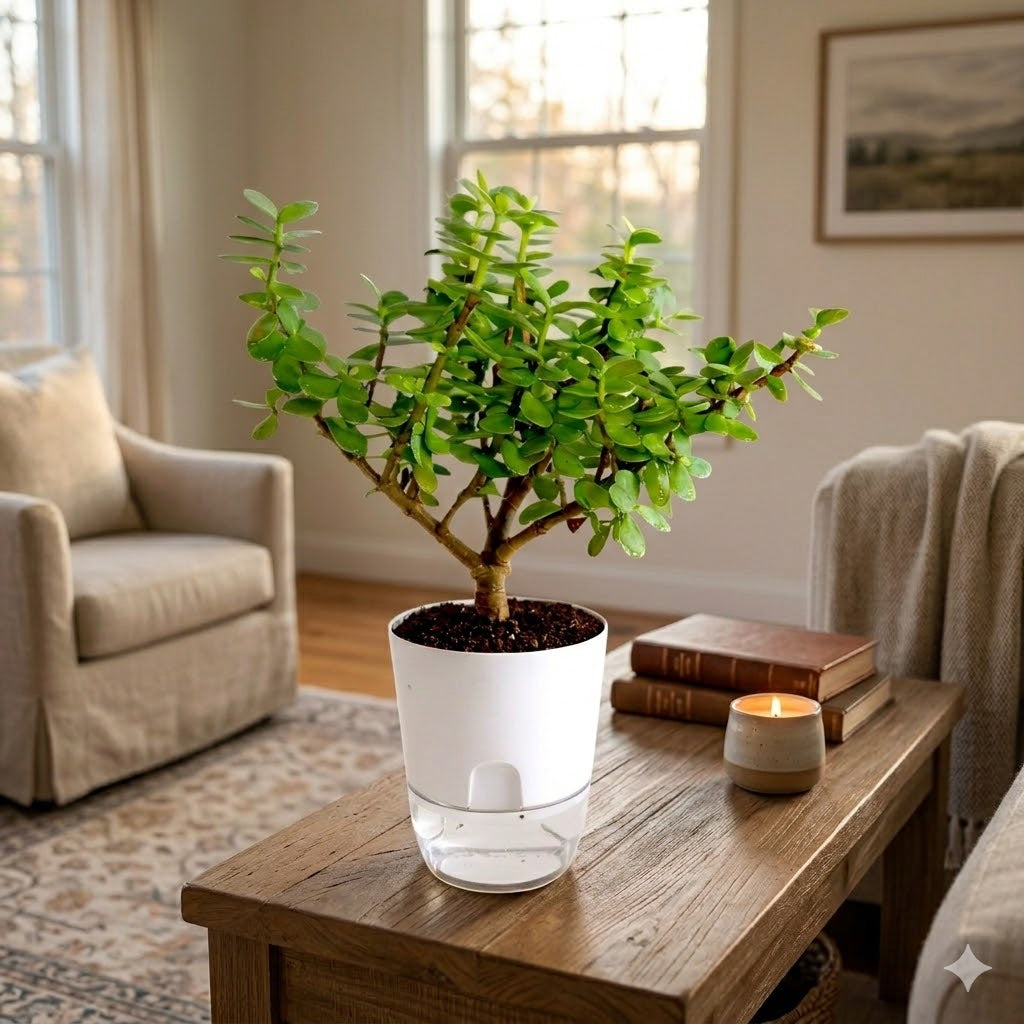 Lucky Jade Plant Large Leaves